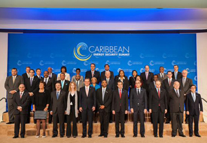 Leaders at Caribbean Energy Summit