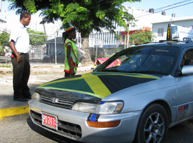 car bonnet with Jamaica flag