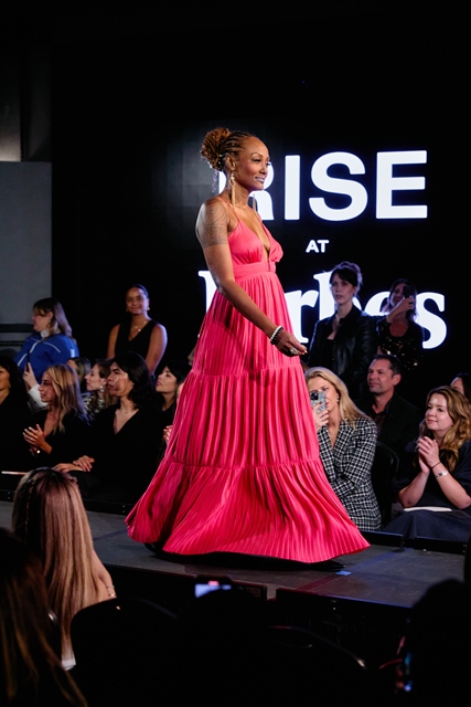 Feature on Caribbean Intelligence Whats the Buzz. Keisha Schahaff on the Rise Survivor Fashion Show in New York [photo: Antigua & Barbuda Embassy]